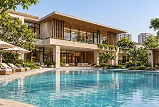 Clubhouse With Pool